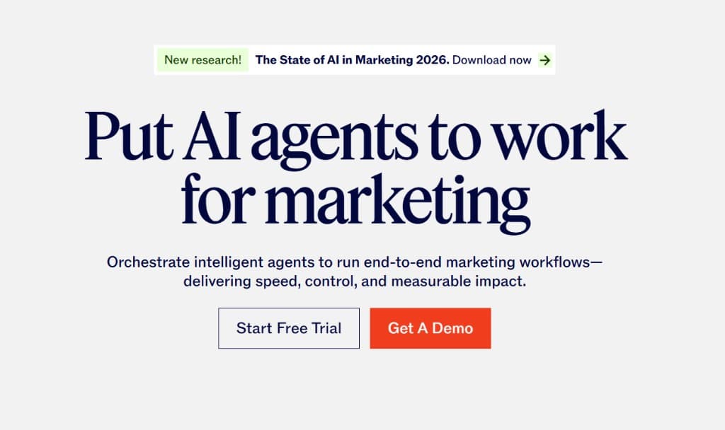 Jasper startside med prøveperiode og demo-knapp